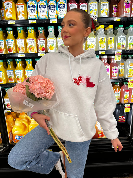 Jesus Loves You Red/Pink Hoodie