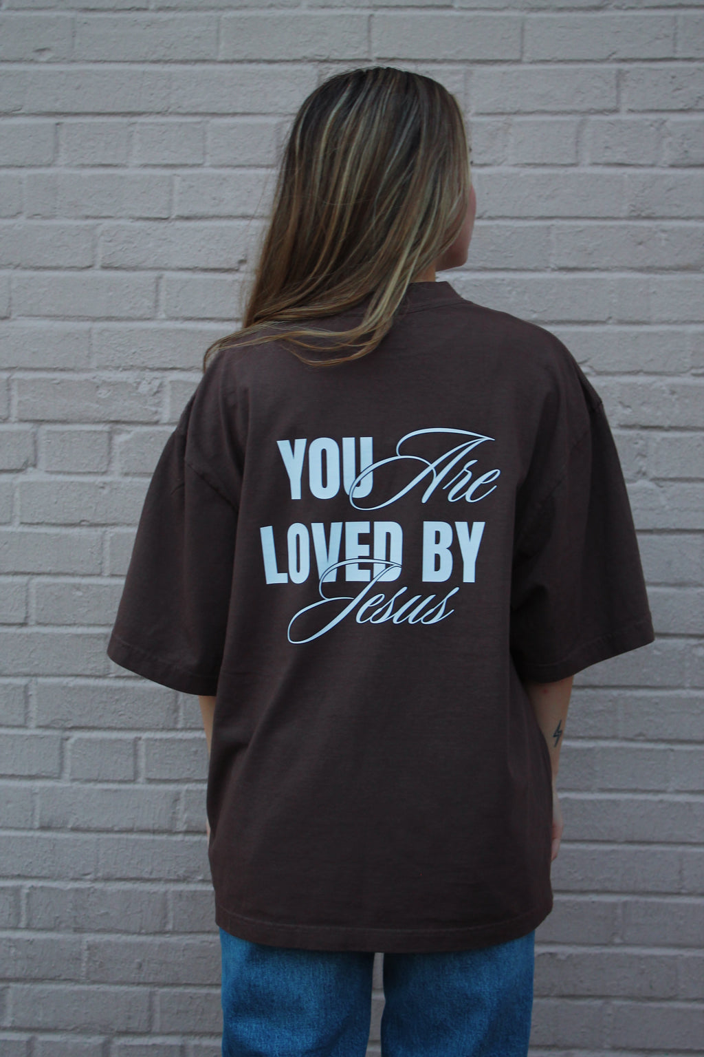 You Are Loved drop shoulder t-shirt