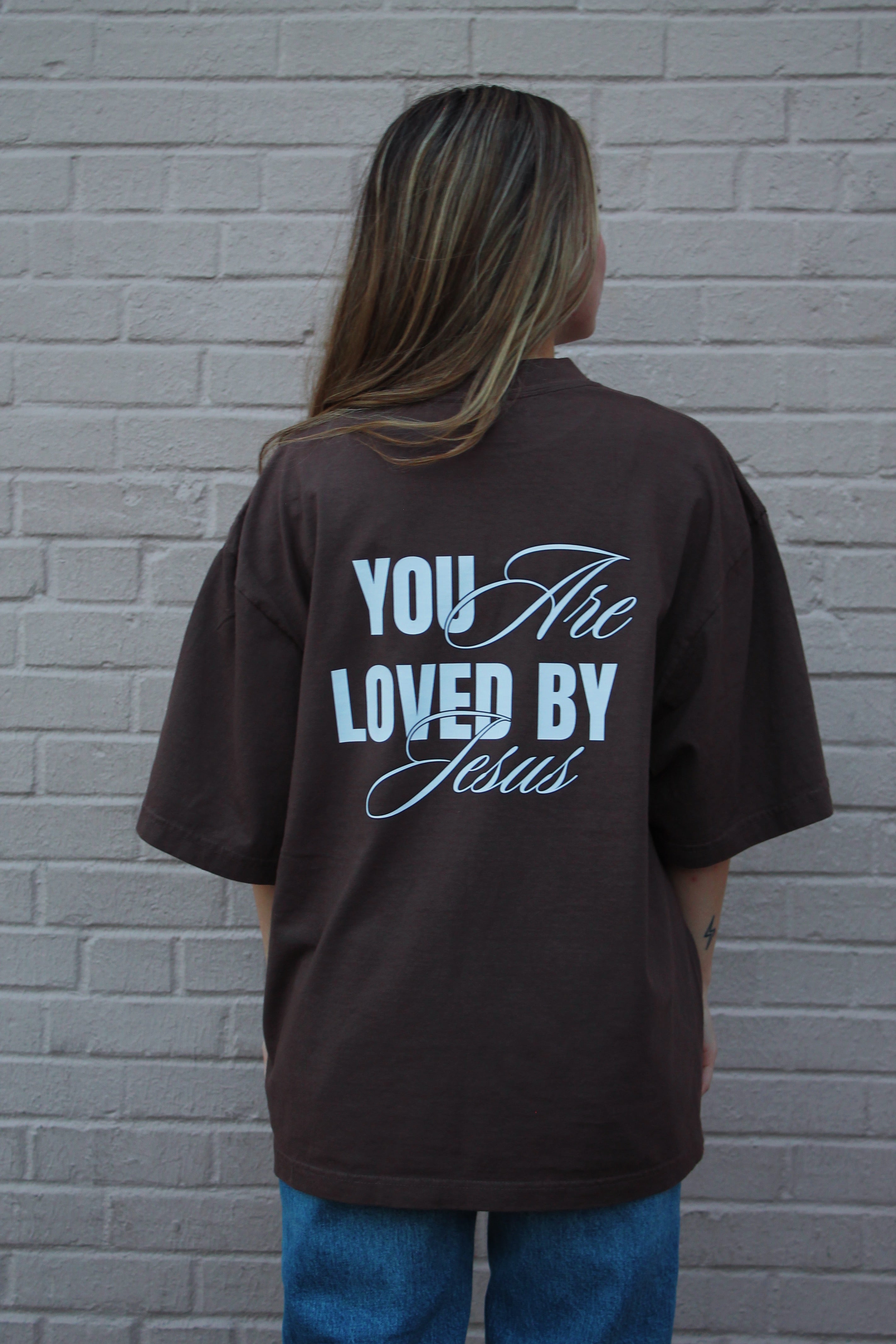 You Are Loved drop shoulder t-shirt