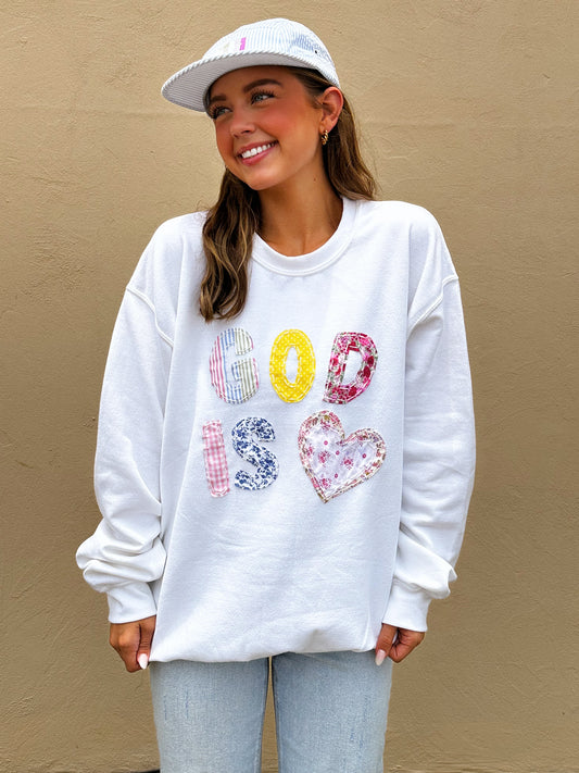 GOD IS <3 Crewneck