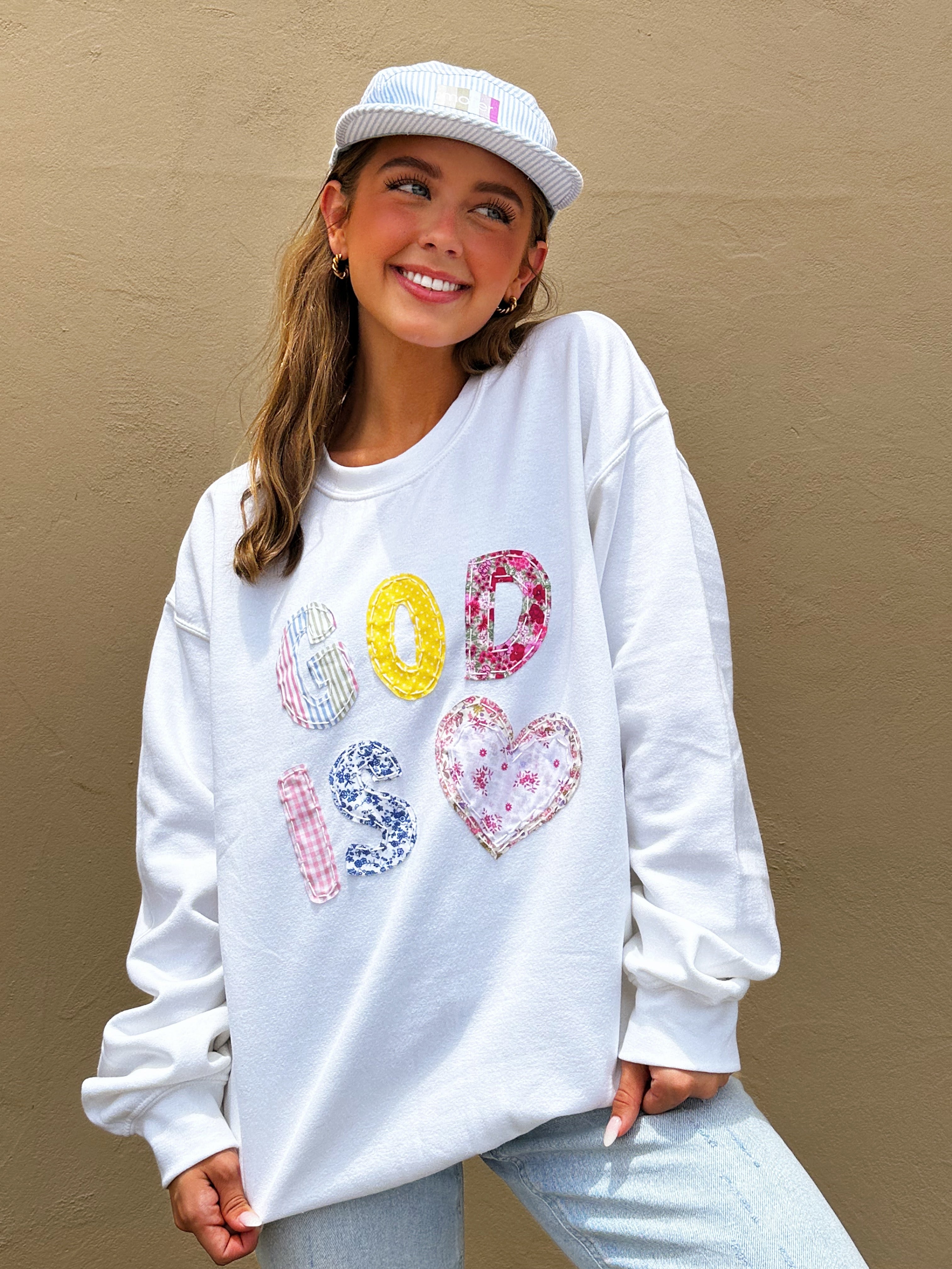 GOD IS <3 Crewneck
