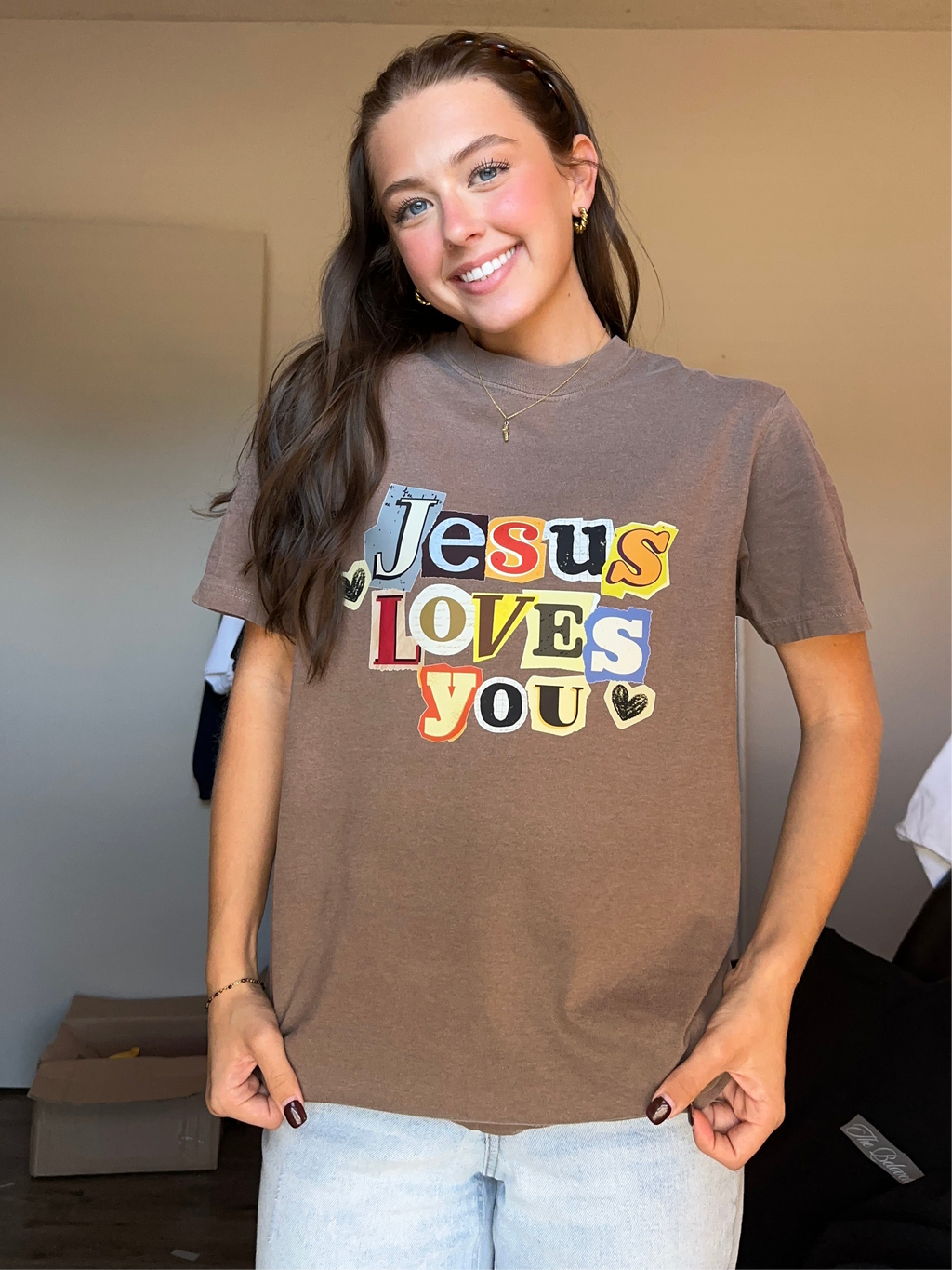 JLY Brown Magazine T-shirt