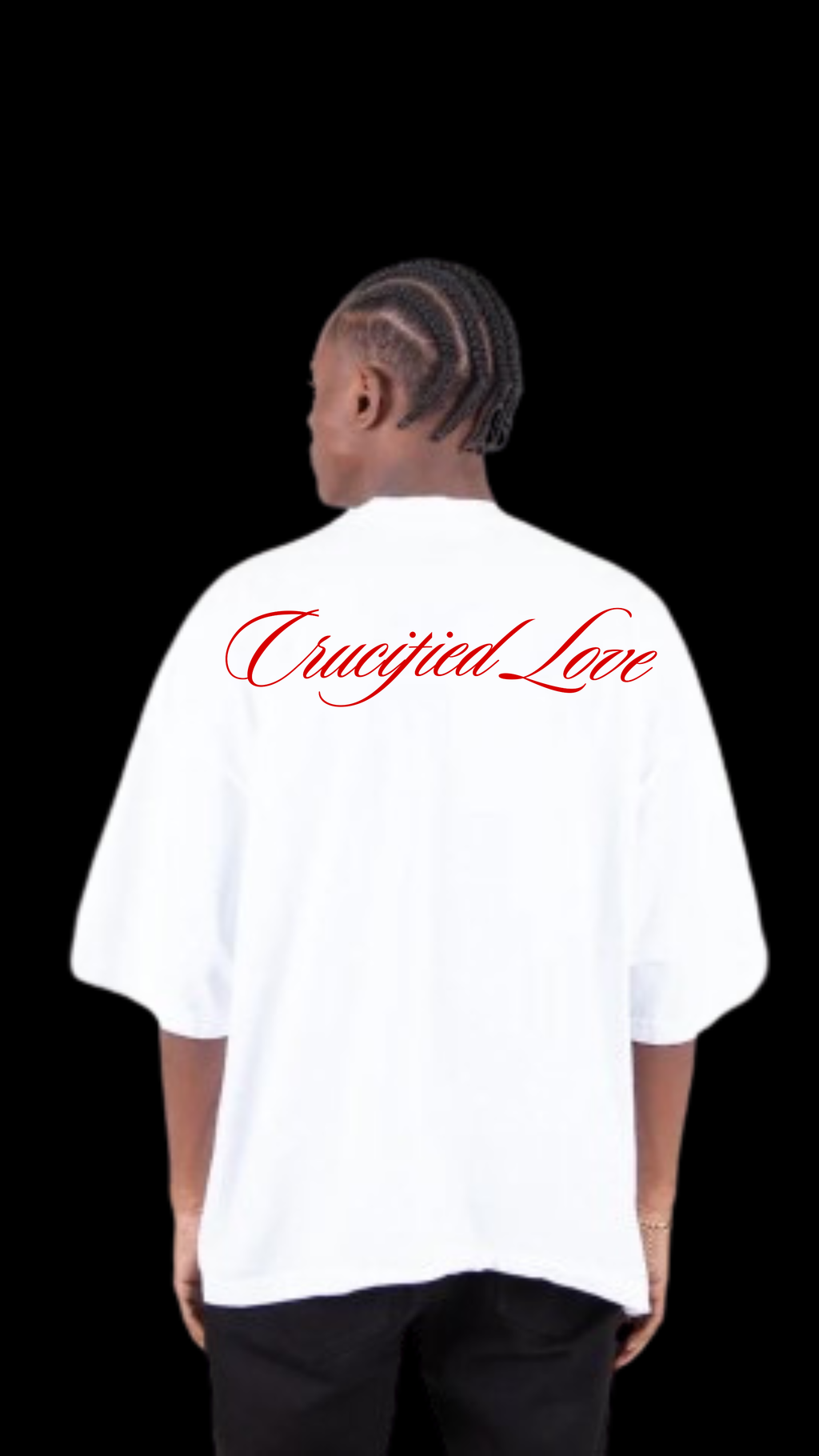 Crucified Love Drop shoulder T-shirt