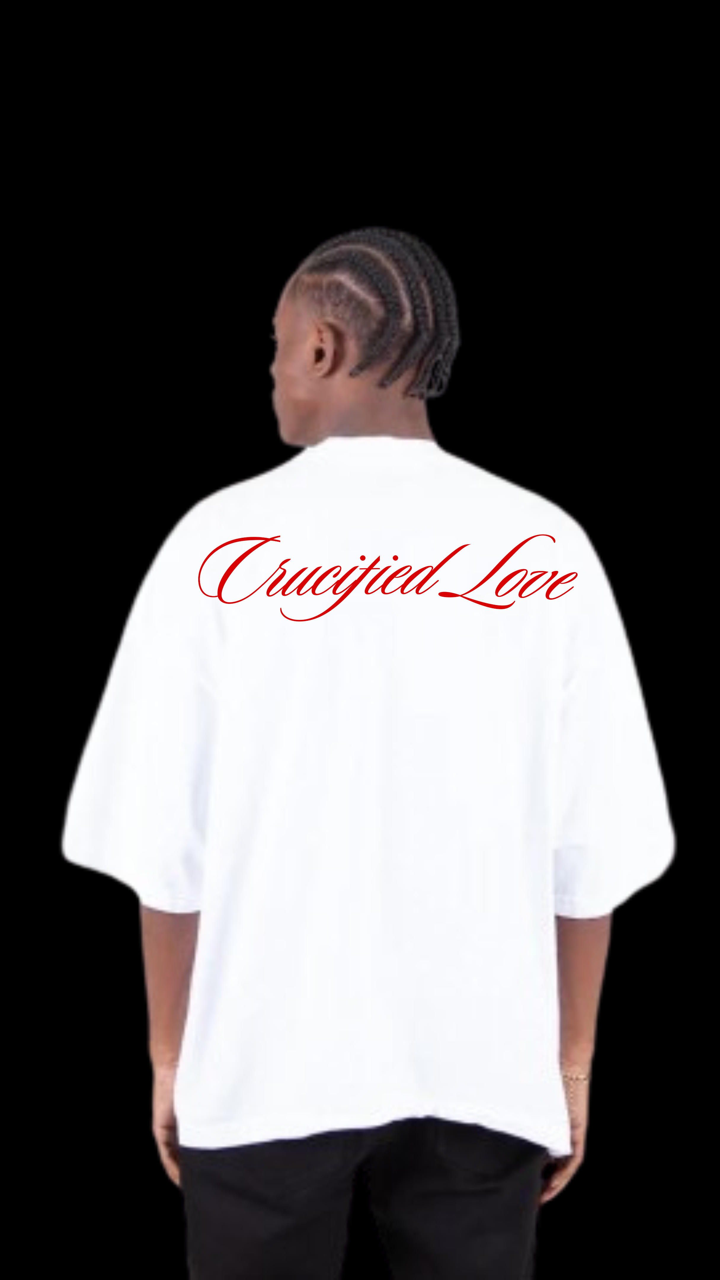 Crucified Love Drop shoulder T-shirt