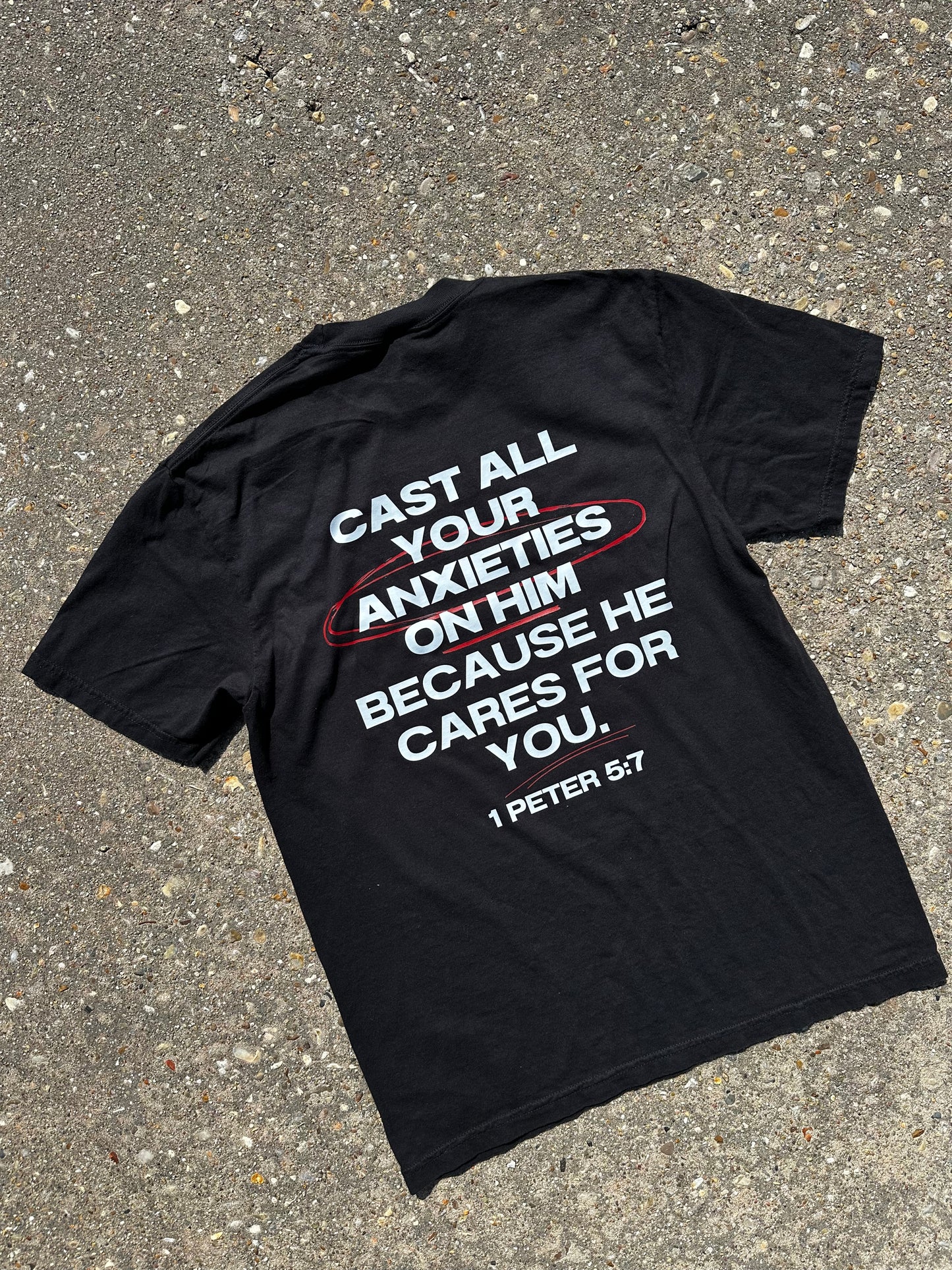 1 Peter 5:7 T-shirt